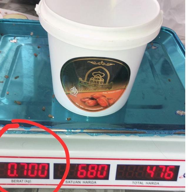 

Barang Bagus KURMA EMBER ALazhim GROSIR 700GR MURAH T56;