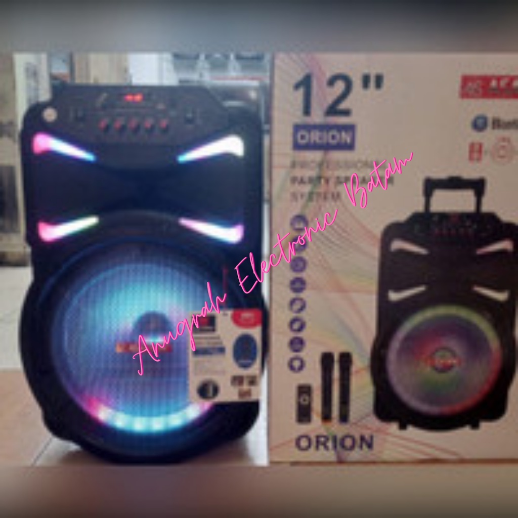 SPEAKER PORTABLE BLUETOOTH KARAOKE KODA KD-1259 12" / 12 INCH USB BATAM