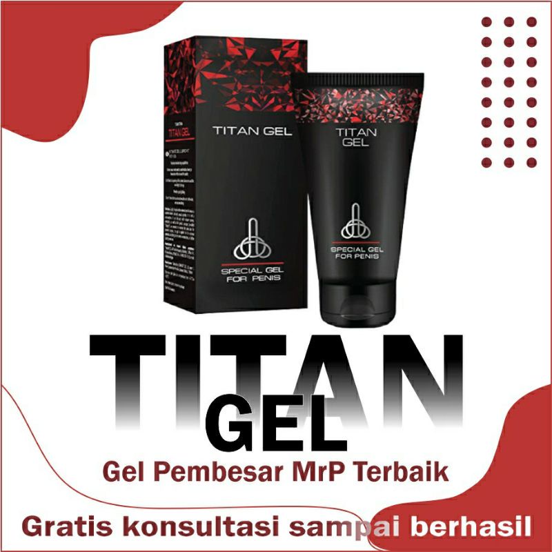 Titan gell gold 100% Asli Original Rusia Permanen Obat Pembesar Alat Kelamin Pria