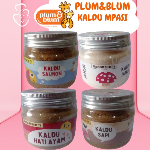 Plum and Blum Kaldu Bubuk Sapi Ayam Kampung Jamur Salmon