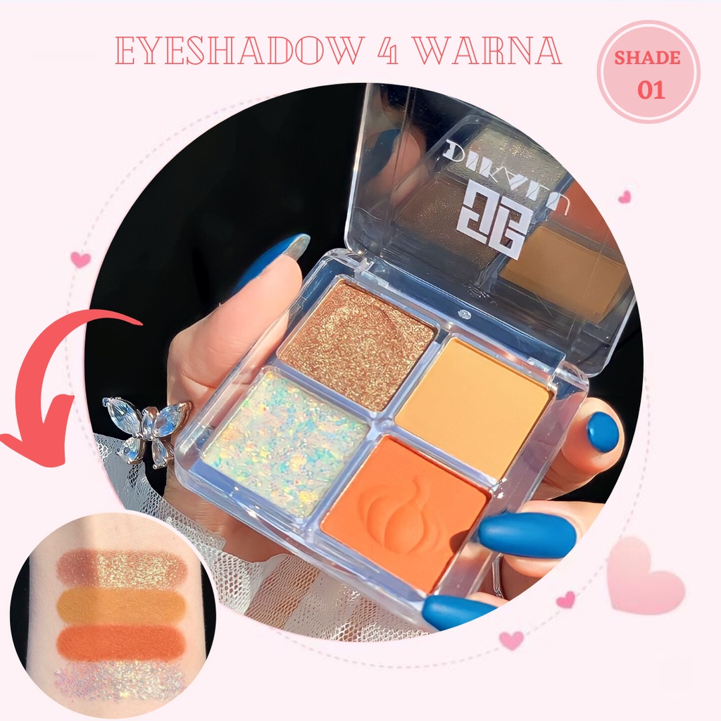 VALENTINE SERIES 2 Amy's Diary Eye Makeup Set Eyebrow Eyeshadow Maskara Eyeliner Star Light  Free Pouch