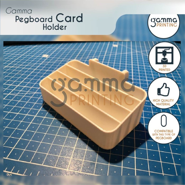 Pegboard Card Holder Tray / Accessories / Rak Gamma