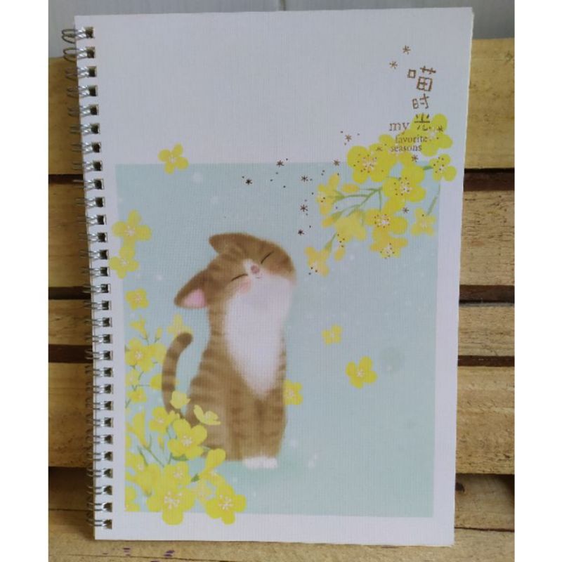 

NOTEBOOK SPIRAL B5 GAMBAR MEOW+ISI 60LEMBAR