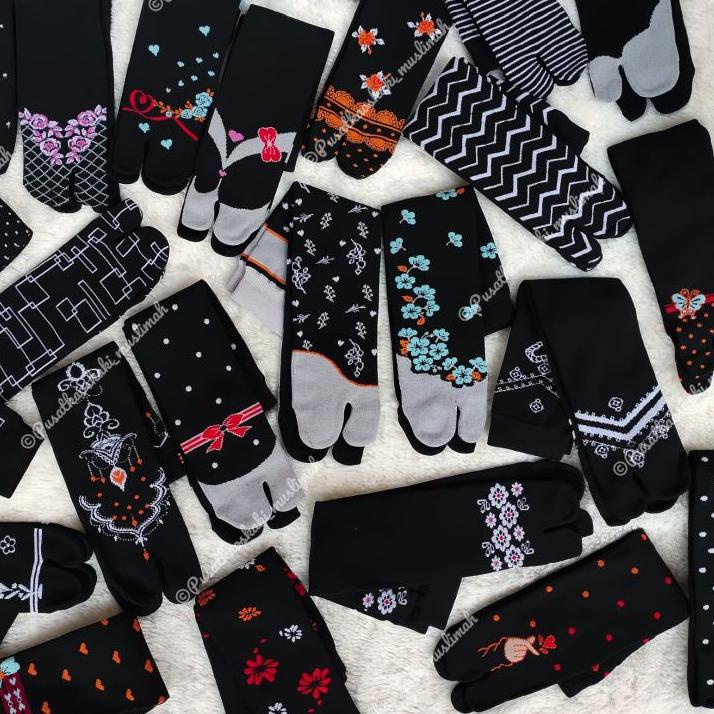 Promo [12 PASANG] KAOS KAKI MOTIF BLACK SERIES ✪ekg❁