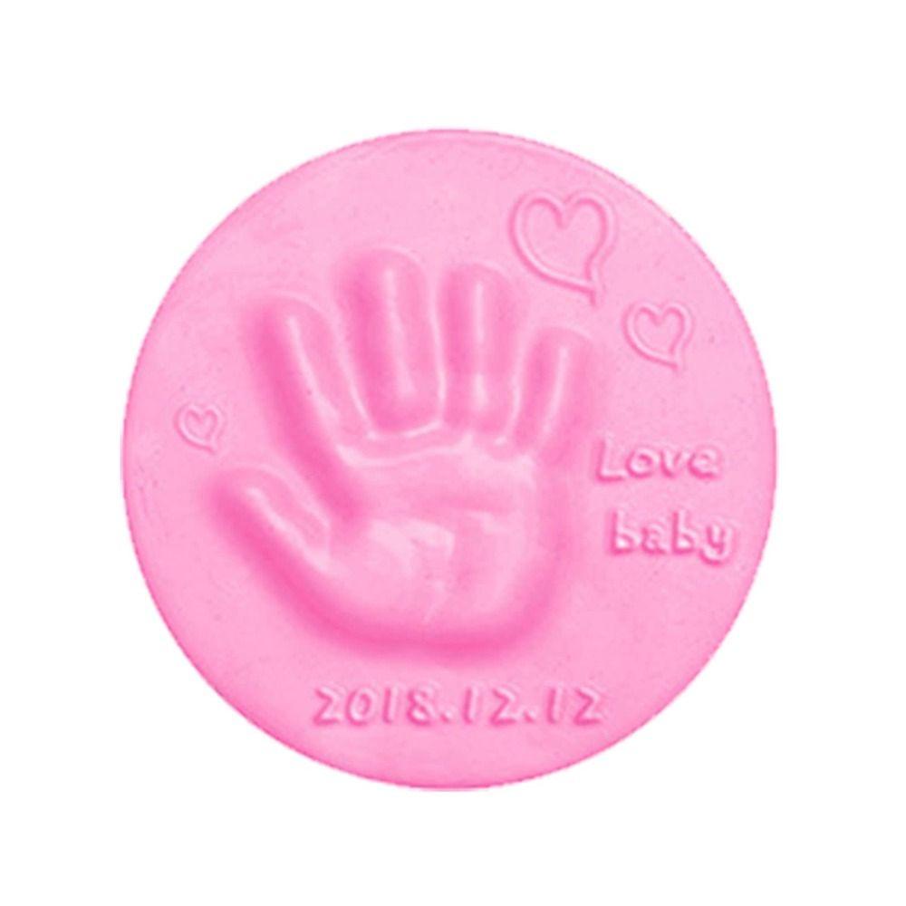 Suyo 5Pcs Newborn Bayi Handprint Jejak Casting Handmade Plastisitas Impresif Kenang Kenangan Anak Kaki Cetak Lumpur Tanah Liat Berbulu