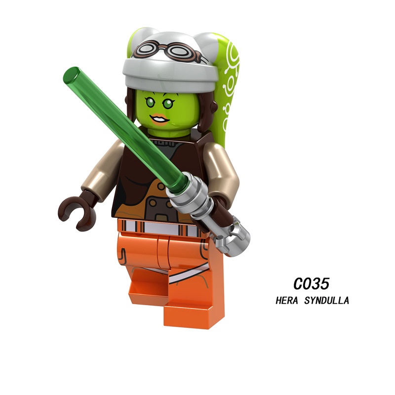 Star Wars Minifigures General Grievous Pong Krell Hera Syndulla Jedi Master Mini Angka Mainan Hadiah Ulang Tahun