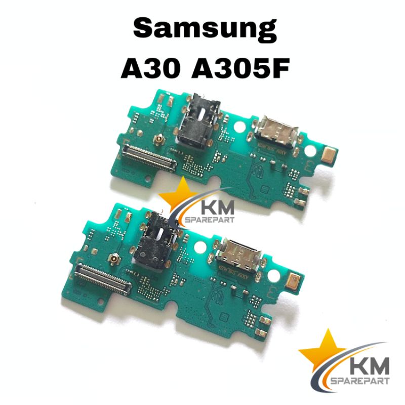 Konektor Charger Samsung A30 A305F Pcb Board Usb Papan Cas