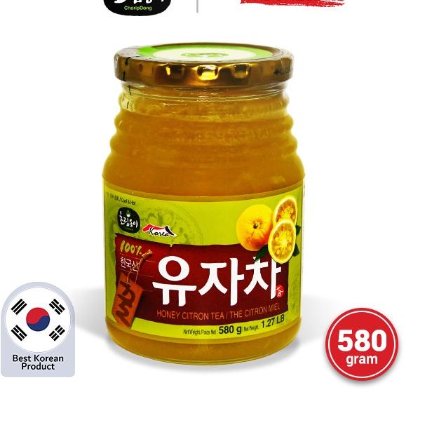 

☃ [HMART] Honey Citron Tea 580g - Minuman Konsentrat Jeruk Sitrun dengan ☑