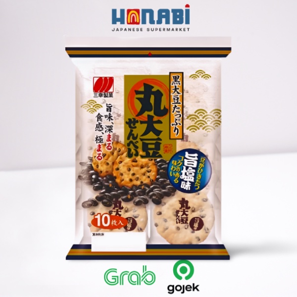 

Sanko Seika Marudaizu Senbei Umashio 111g - Kreker Beras Made In Japan