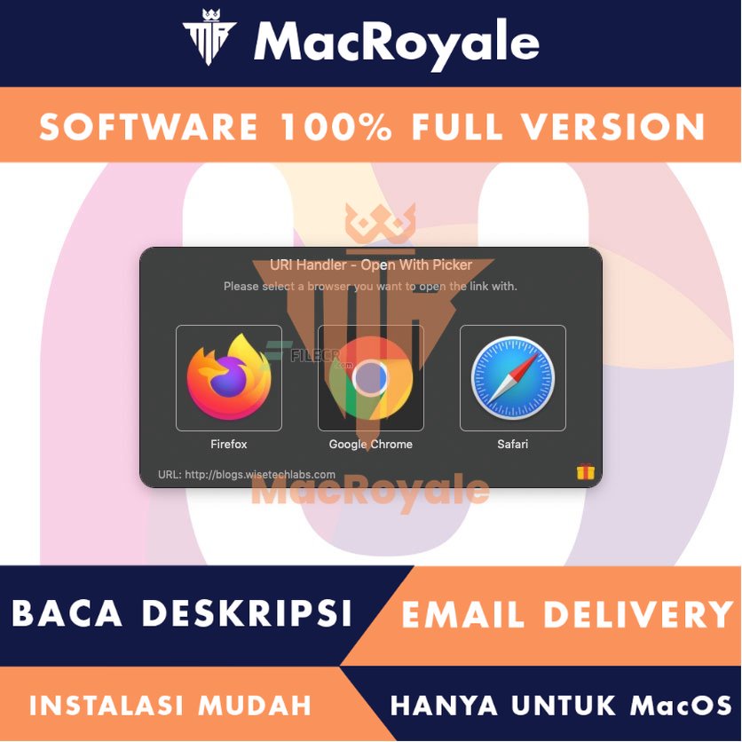 [MacOS] URI Handler Open With Picker Full Version Lifetime Full Garansi