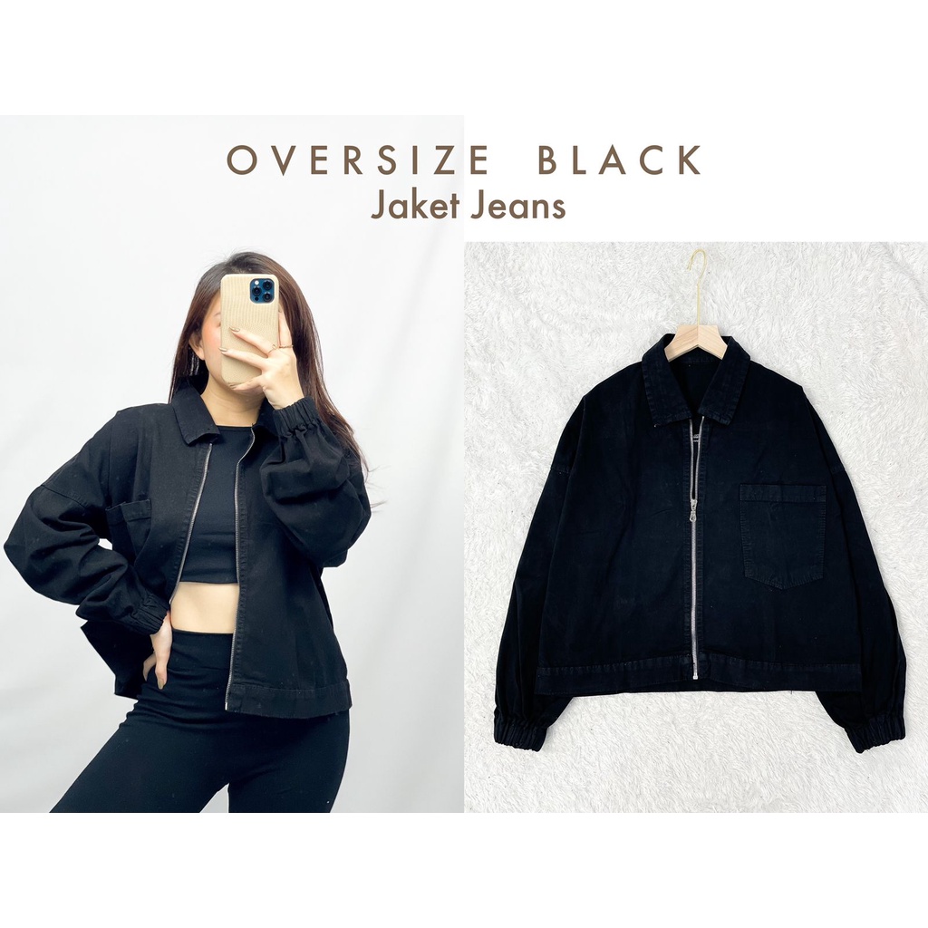 FS - Oversize Black Jaket Jeans
