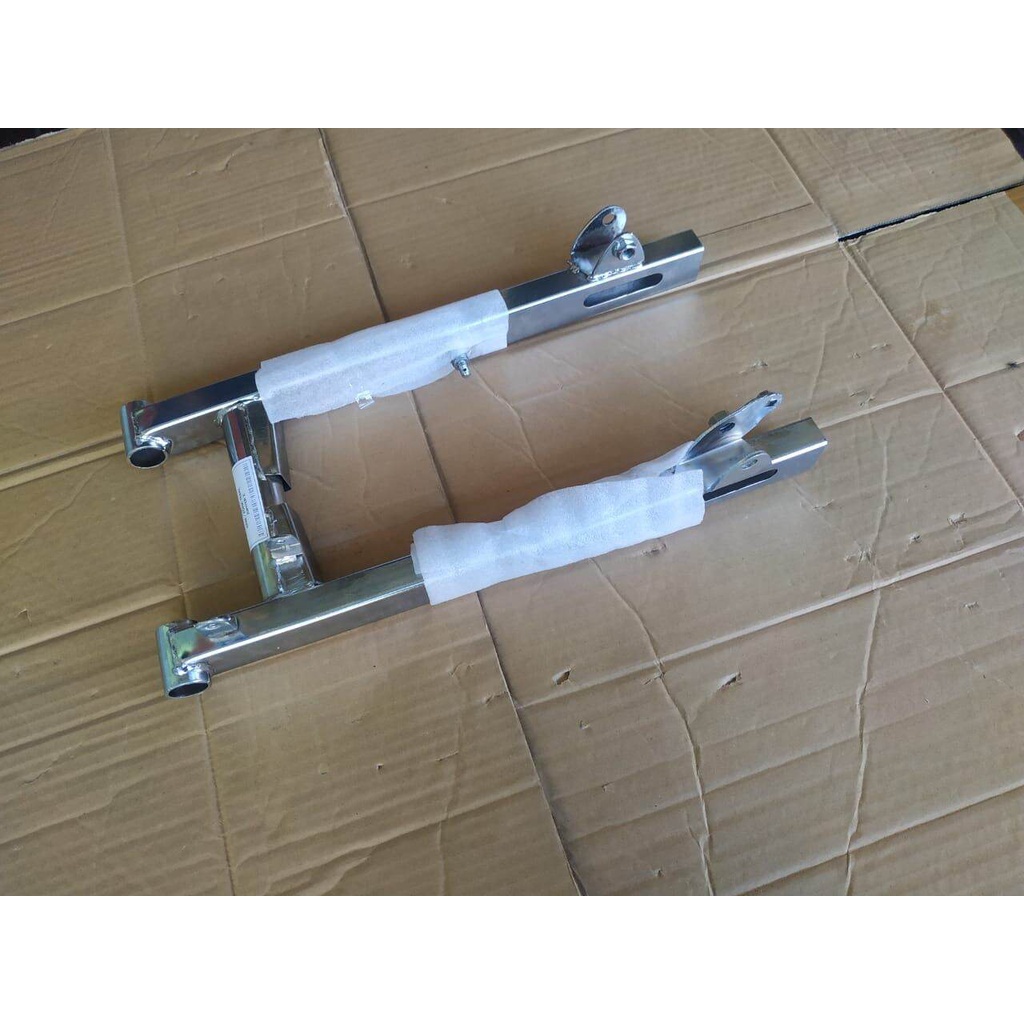 SWING ARM JUPITER Z VEGA R CROME &amp; SILVER STANDARD BAHAN BESI TEBAL MERK MSJ