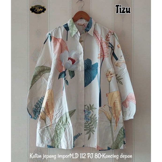 TIZU KEMEJA BAHAN KATUN JEPANG