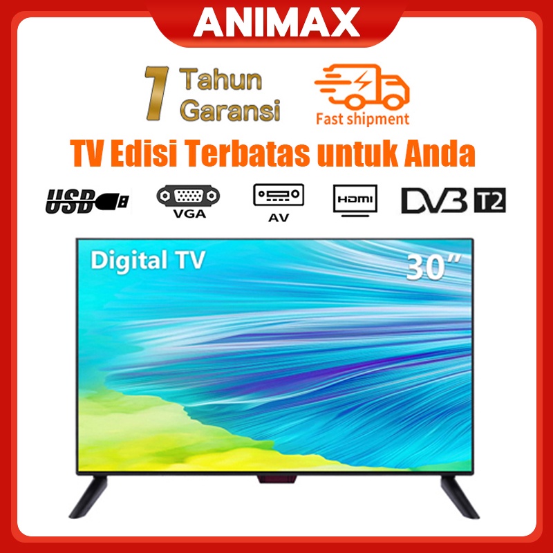 ANIMAX TV LED 30 inch digital tv 32 inch Televisi LED Garansi 1 tahun Jaminan Kualitas Merek (Waktu Terbatas)Diskon 20 %