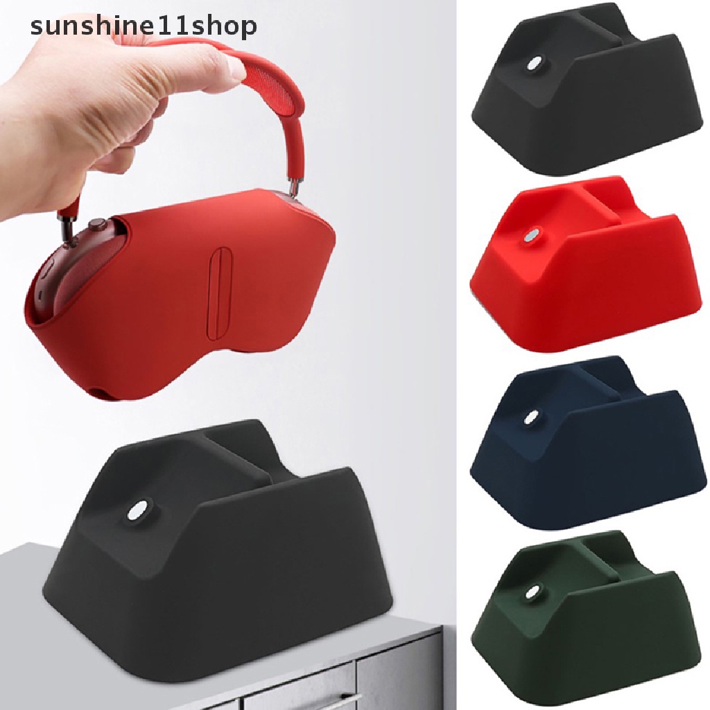 Sho Headphone Stand Silicone Base Untuk Holder Headset Stabil Penyangga Stand Display Vertikal Dengan Bukaan Kabel N