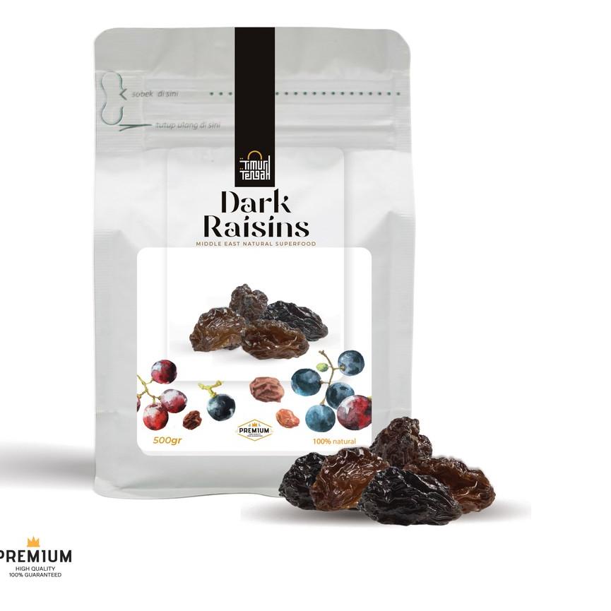 

✩ Kismis Hitam Dark Raisins Timur Tengah Premium High Quality ❂