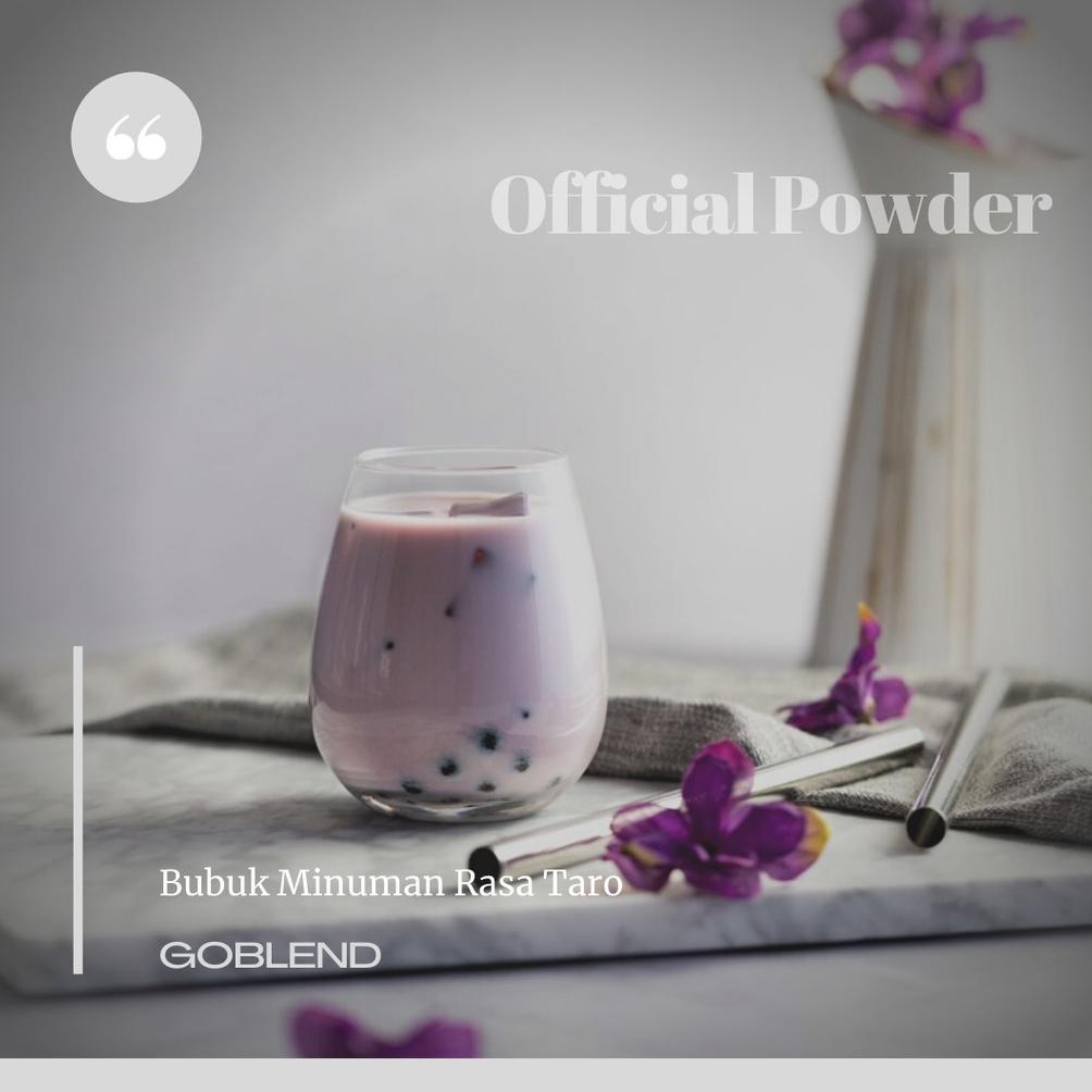 

8.8 Bubuk Minuman TARO 1Kg - Bubuk TARO 1Kg - TARO Bubuk 1Kg - TARO POWDER - BUBUK RASA TARO 1 KG