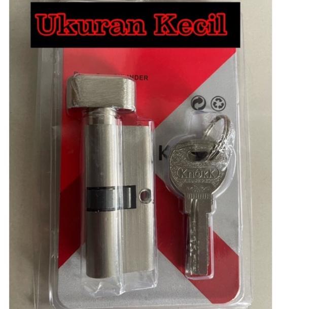 D93 Silinder Kunci Pintu Rumah Kecil Medium Putar Knop KNOP SILINDER PUTAR KUNCI PUTAR KECIL silinde