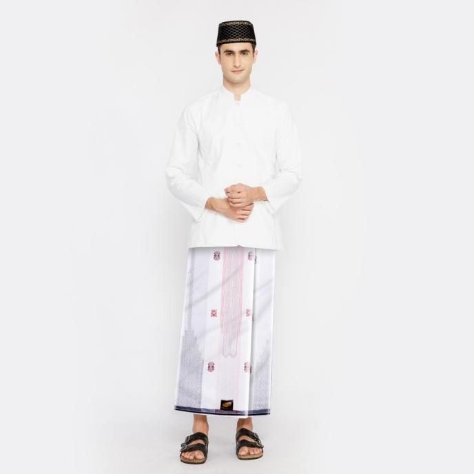 Sarung ATLAS Super Premium 945 A9 JGE Putih Merah