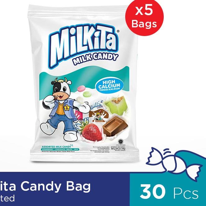 

❃ Milkita Candy Assorted Bag Premium Paket 5 Bag ✶