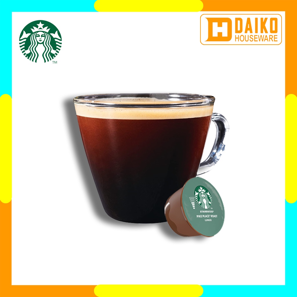 Starbucks Lungo by Nescafe Dolce Gusto Pike Place Roast Coffee Capsule