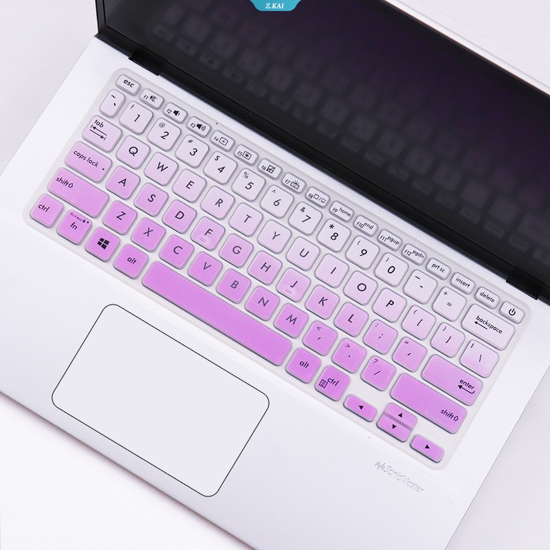 Cover keyboard Silikon Inggris Cocok Untuk Vivobook14 S14 X409 X409M X409MA X412 X415J X409J X409FA X420U 14inch Masker keyboard Anti Air Bening [ZK]