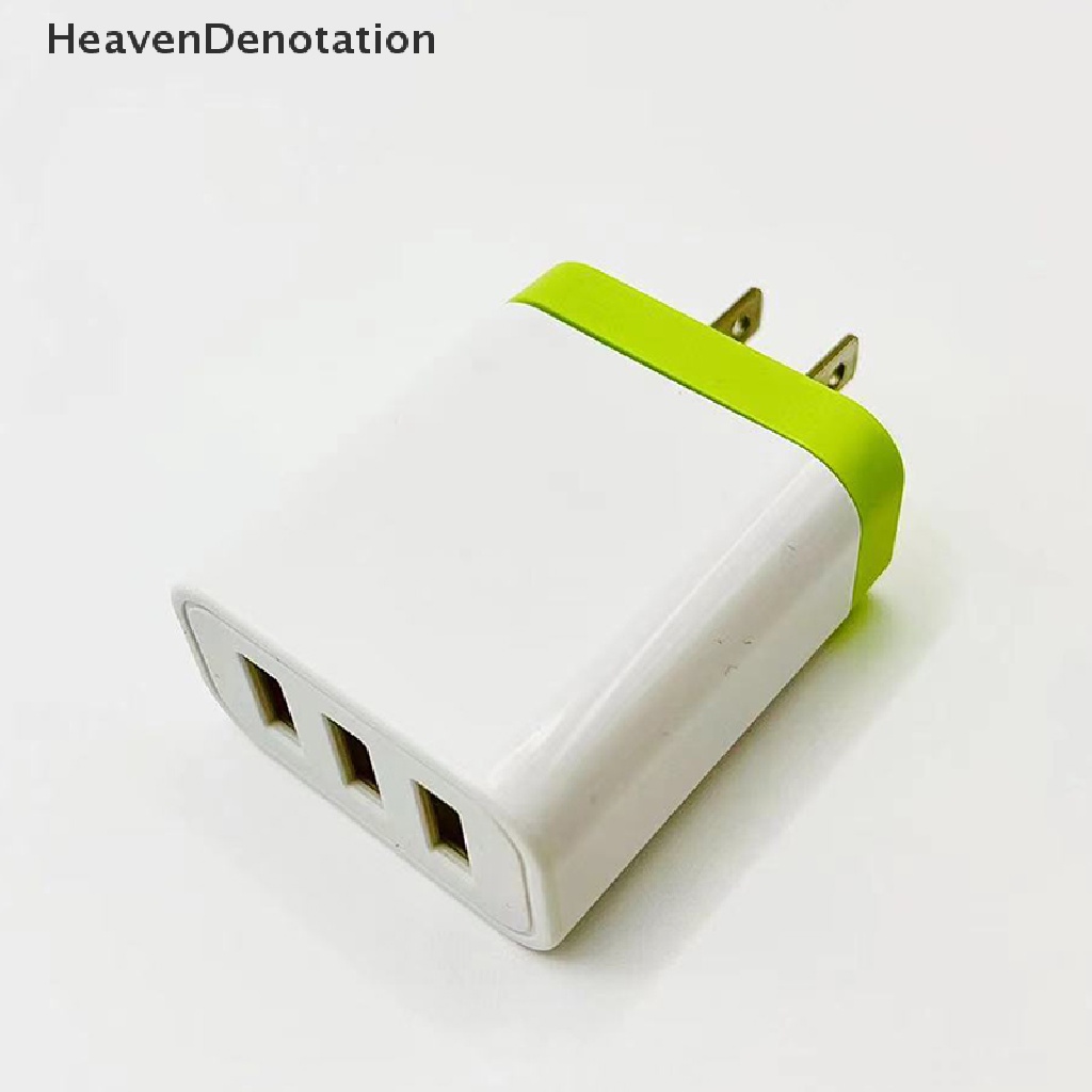 [HeavenDenotation] 1pcnew 3muka USB charger Ponsel Warna Sambungan Gaya universal HDV