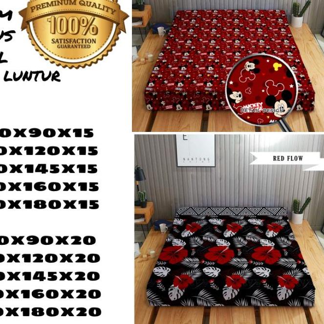 ✻ Sarung Kasur Busa Resleting/Sprei Resleting/Sarung Kasur Inoac/sarung kasur inoacmurah/sarung kasu