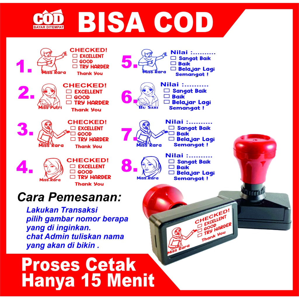 

STEMPEL PENILAIAN GURU/KOREKSI NILAI