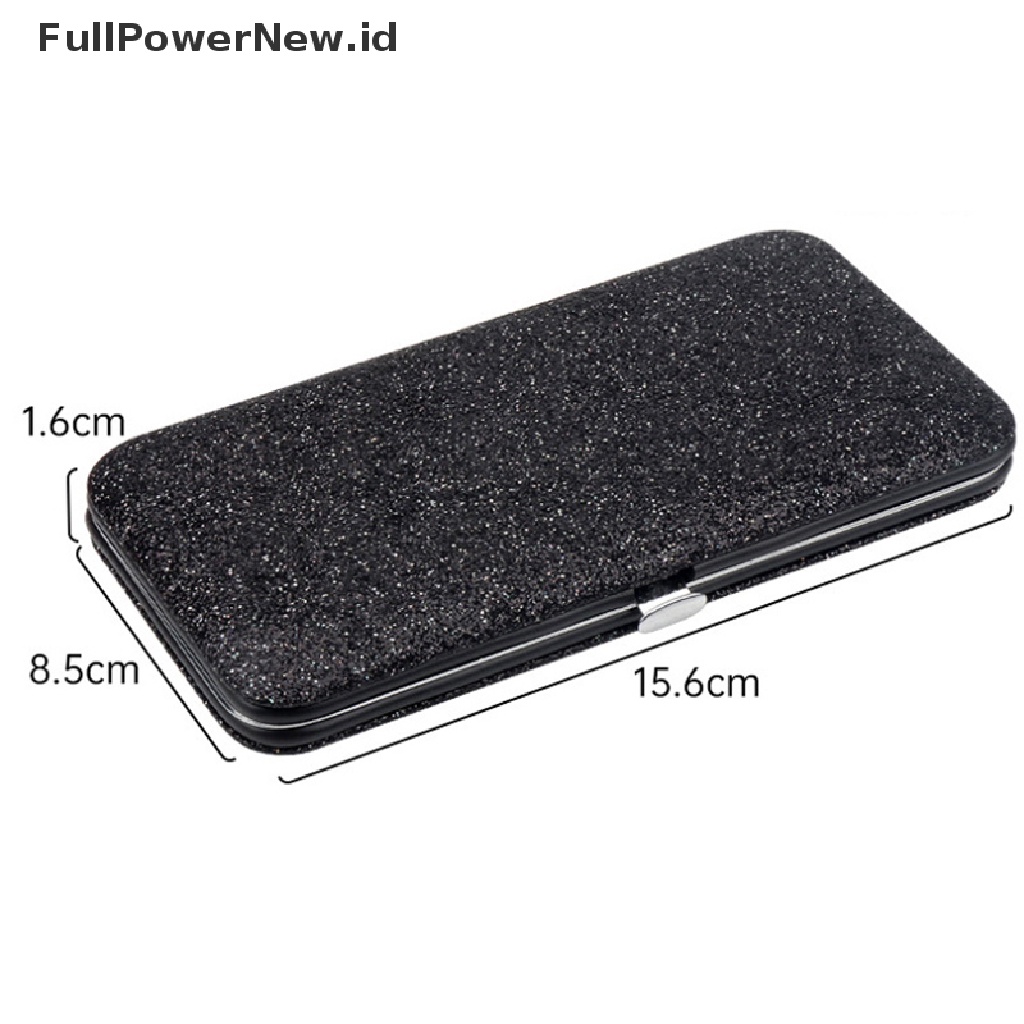 Power Tweezer Case Penjepit Bulu Mata Tas Penyimpanan Tools Case Dengan 7slot Kartu ID