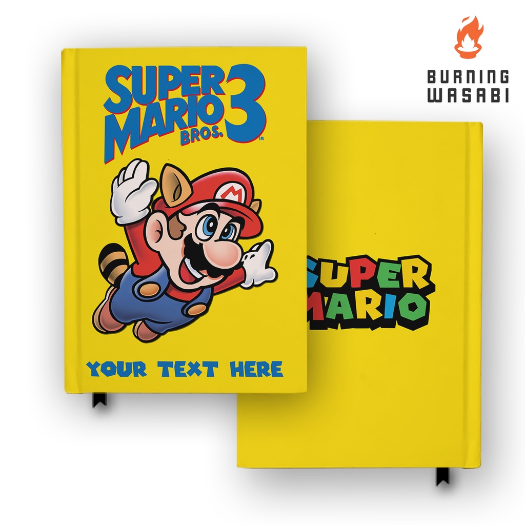 

Notebook Buku Nintendo Game Mario Bros 4 Pirate Hunter Anime Manga Hardcover Custom DIary Jurnal Agenda A5 A6