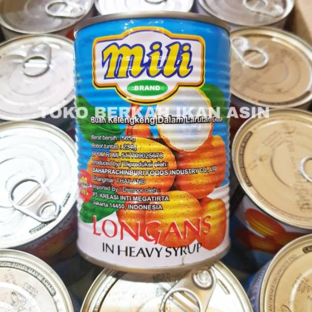 

PROMO HARI INI MILI Longans In Heavy Syrup 565 gr / Lengkeng Kaleng Longan Extra Bonus