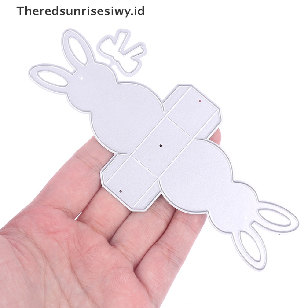 # Baju Lebaran # Easter Bunny Box Cutg Dies DIY Kelinci Metal Craft Emboss Die Cuts~