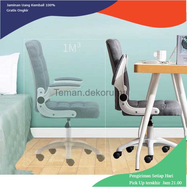 TD - PRB Comfort Kursi Kerja Kantor Office Chair Lift Swivel Fabric - CF-032