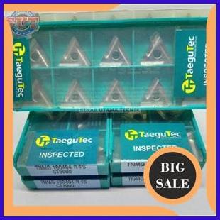 sparepart Insert TNMG 160404R-FS TAEGUTEC TNMG16 Pahat Bubut TNMG 160404/160408 1F3B23
