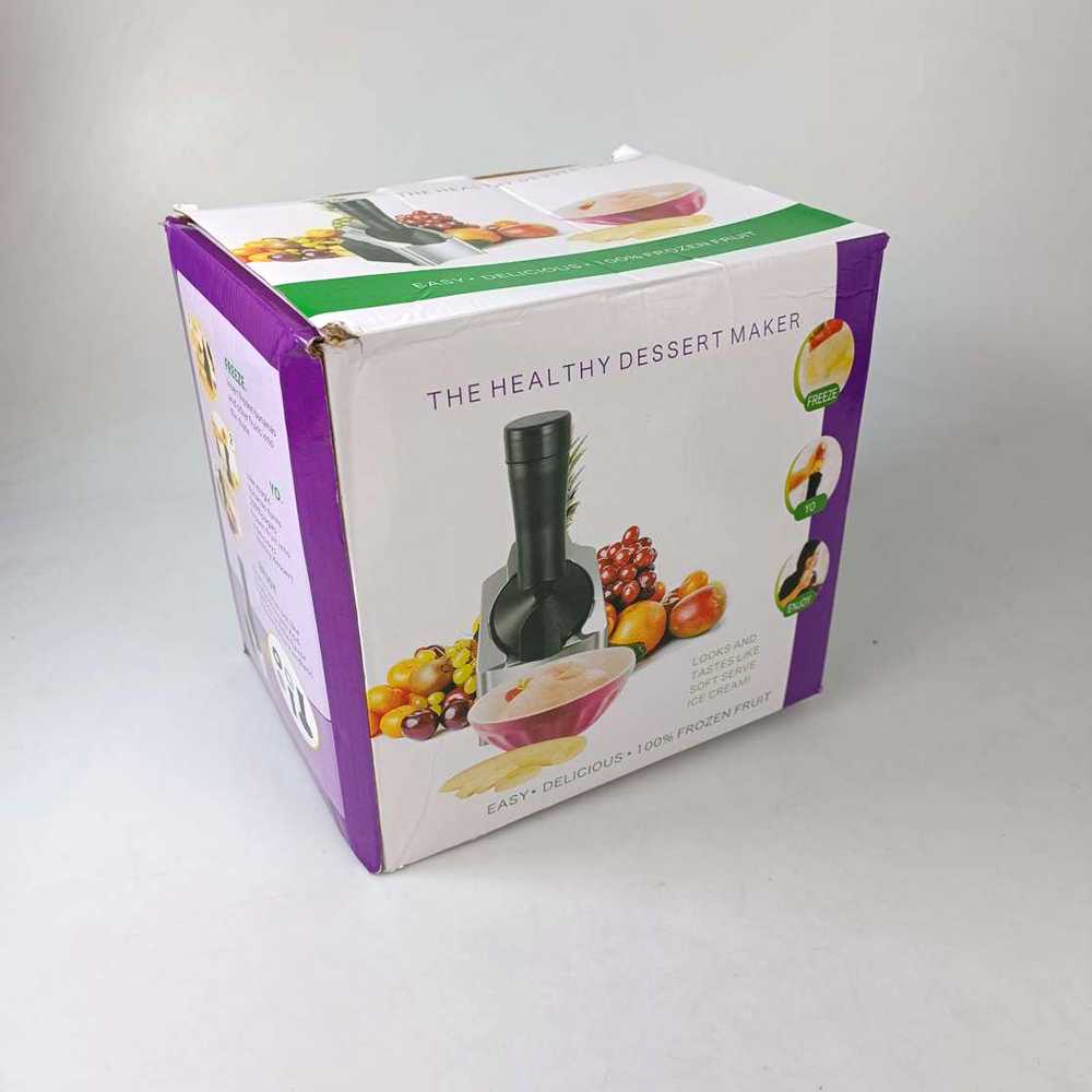 Mesin Alat Pembuat Ice Cream Portabel Ice Cream Fruit Maker Pembuat Mesin Es Krim Pembuat Makanan Penutup Beku