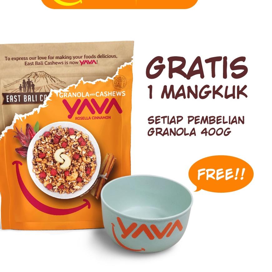 

▼ YAVA Granola Rosella Cinnamon 400g ✦