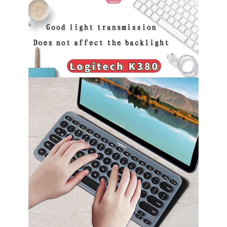 Film Keyboard Korea Untuk Logitech K380 Desktop Cover Tahan Debu Tahan Air Keyboard Silikon Pelindung [ZXL]