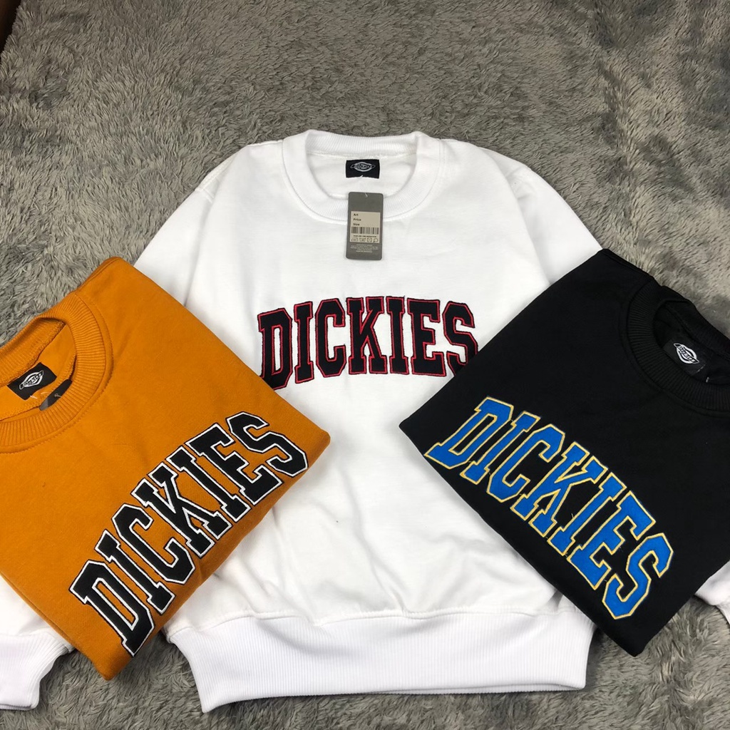 Dickies crewneck unisex premium - Dickies crewneck bordir - Dickies Crewneck bahan tebal premium redy all size M-XL