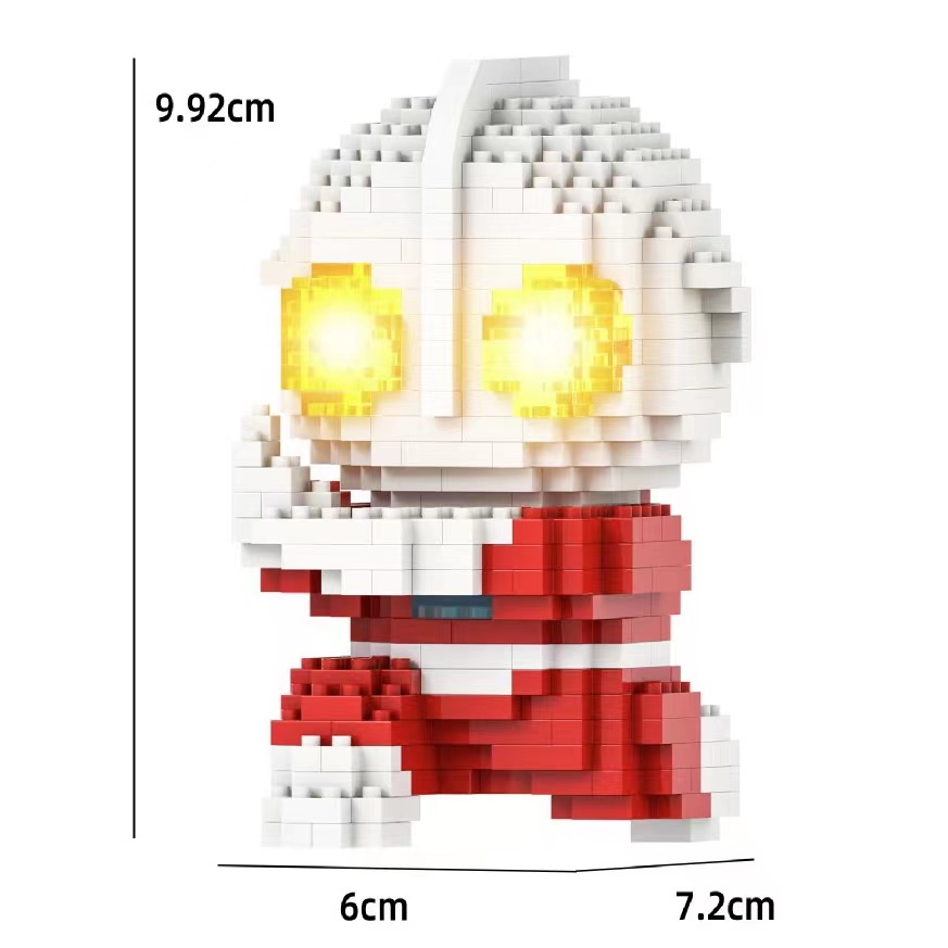 Kompatibel Dengan Lego Ultraman Mini Partikel Merakit Blok Bangunan Puzzle Anak Dewasa Edukasi Susah Tinggi