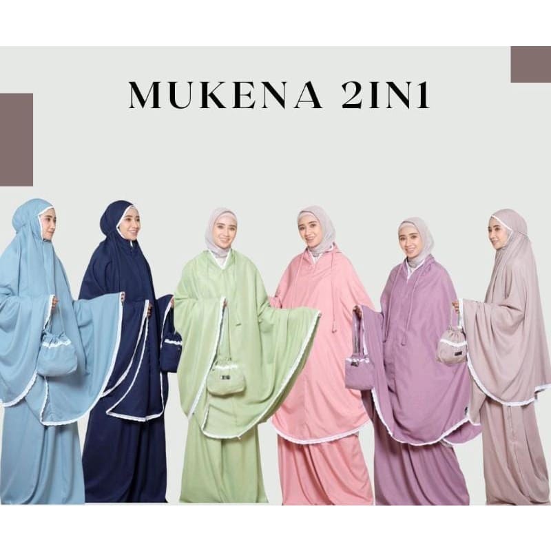 MUKENA JUMBO TRAVELING KATUN / MUKENA JUMBO KATUN Racun shopee