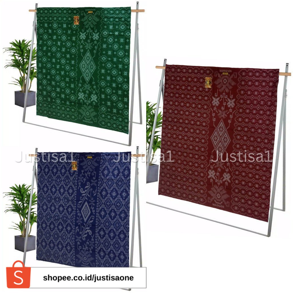 Sarung WADIMOR Motif Bali Pria Kain Tenun Samping Songket Batik Tradisional Premium Dewasa Laki Cowo Cowok Sholat Shalat Solat Lebaran Daerah Jawa Pekalongan Lombok Pria Pesantren Masjid Muslim Islam Peci Baju Koko Grosir Murah Warna Hitam Merah Hijau