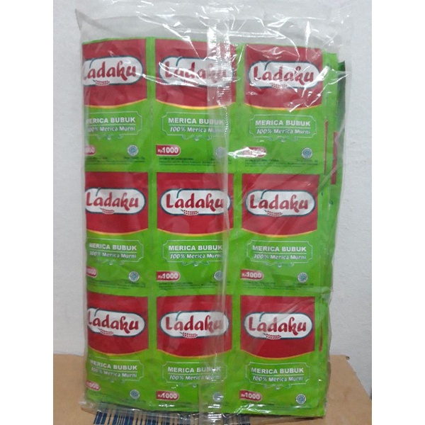 

Ladaku Merica Bubuk Murni 100% Sachet 3gr Lada Bahan Pokok Bumbu Dapur 4gr isi 6 sachet