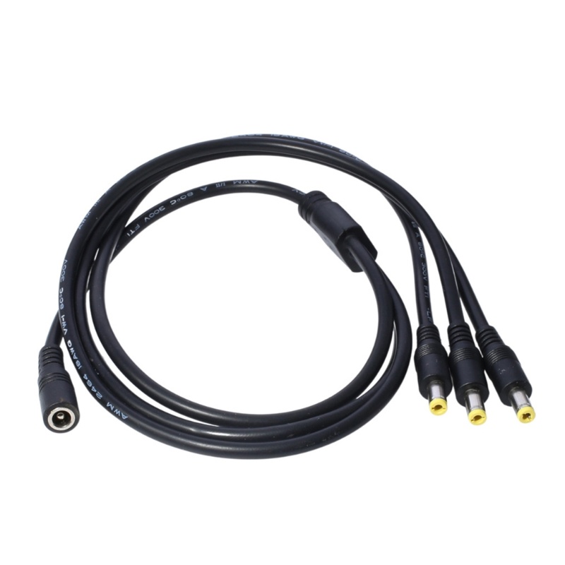 Zzz DC 1kabel Power Splitter Female Ke2Per3 Male 2.5x5.5mm Untuk Keamanan Kamera CCTV