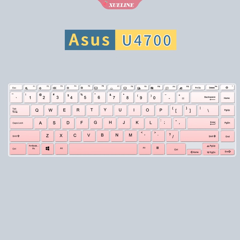 Asus ZenBook 14u4700 U4700J 14S U4700E UX425 UX425J 2020 film Perlindungan keyboard Silikon notebook Tipis Dan Ringan 14-inch [ZXL]