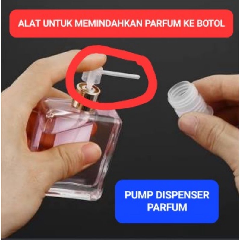 QQ1 Pump Pemindah Cairan | Dispenser Parfum Cair | Alat untuk menuangkan minyak pil sabun serum ke dalam botol kecil