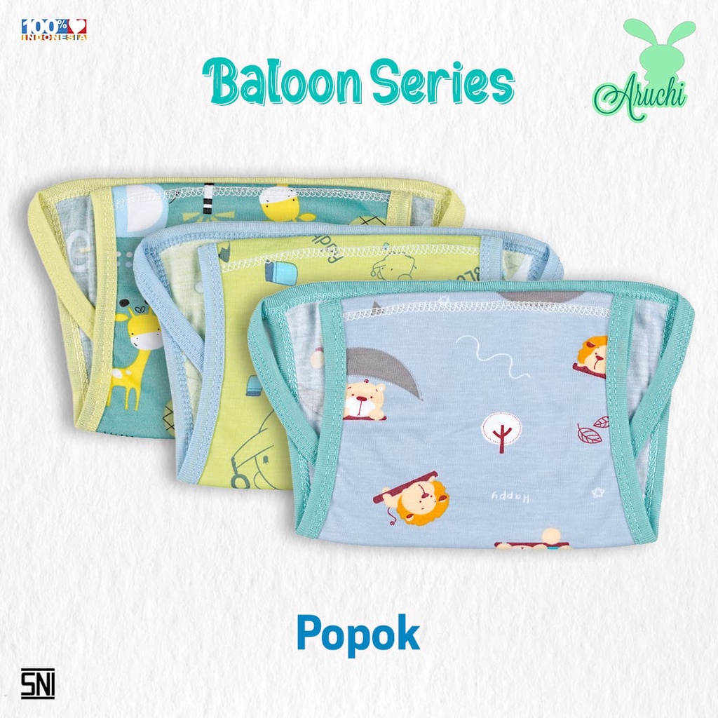 Aruchi Baby Popok Kain Motif - Popok bayi motif