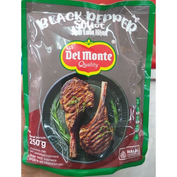 

KZ - del monte black pepper sauce/saus lada hitam 250g