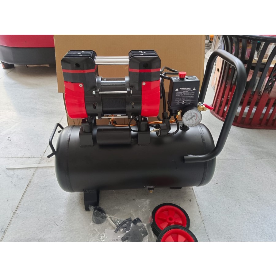 Air Compressor 1.3 Hp 30 Liter 220V Kompresor Angin Listrik Tanpa Oli