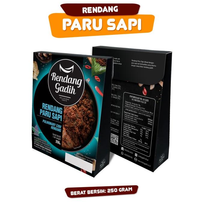 

Rendang Paru Sapi - Rendang Gadih TERLARIS